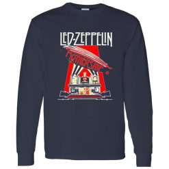 Led Zeppelin Mothership Airship Vintage Rock Band Album Artwork Shirt