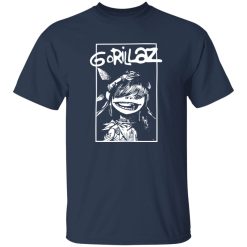 Gorillaz Cartoon Character Vintage Alternative Rock Band Artwork Shirt