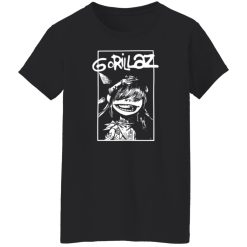 Gorillaz Cartoon Character Vintage Alternative Rock Band Artwork Shirt