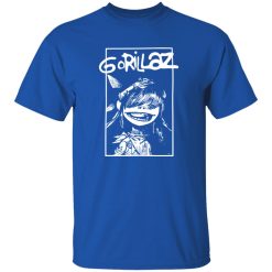 Gorillaz Cartoon Character Vintage Alternative Rock Band Artwork Shirt
