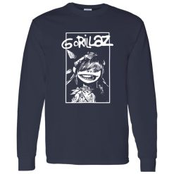 Gorillaz Cartoon Character Vintage Alternative Rock Band Artwork Shirt