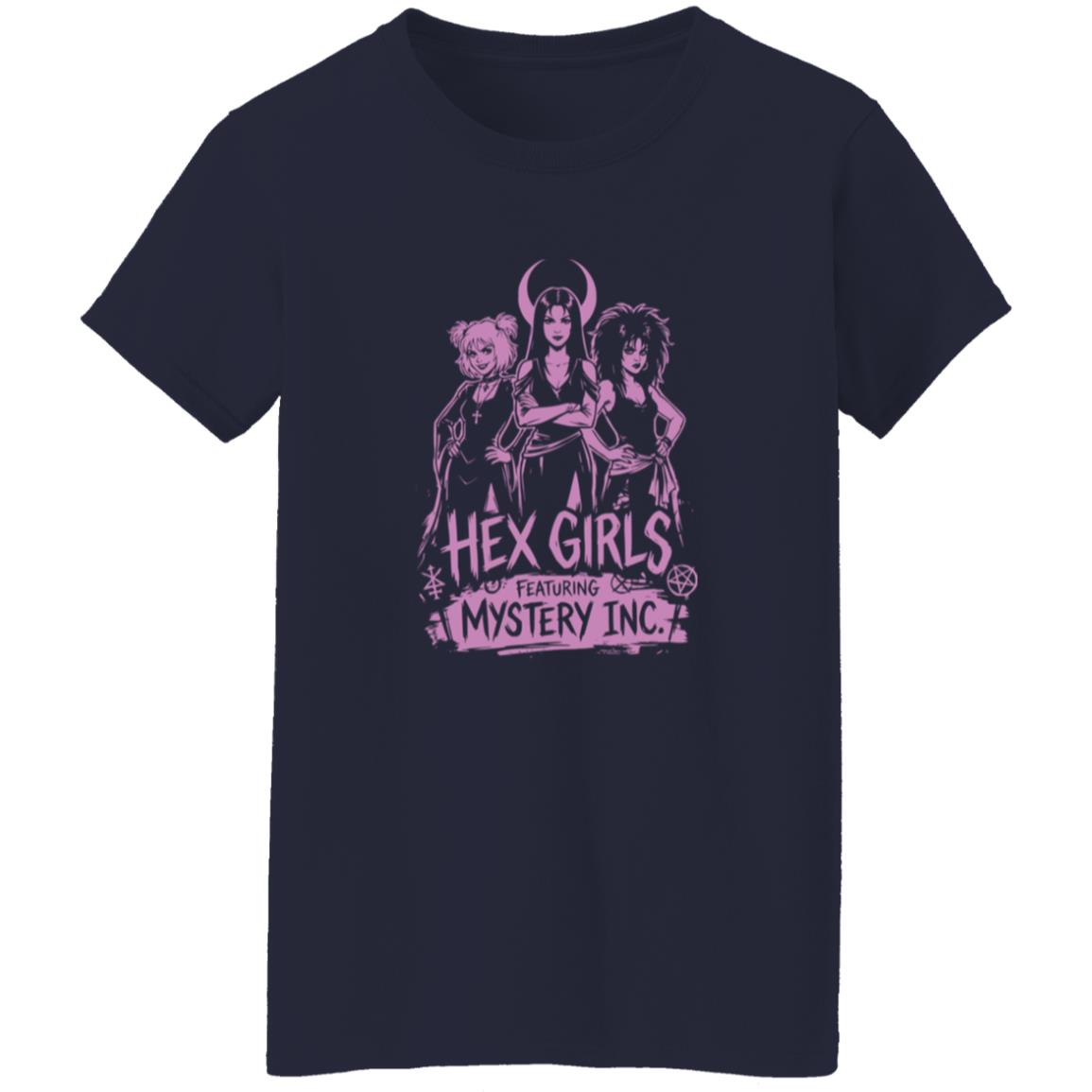 1054-10063-108654562 Hex Girls Mystery Inc Gothic Band Graphic Shirt – Print Performance & Wear Analysis