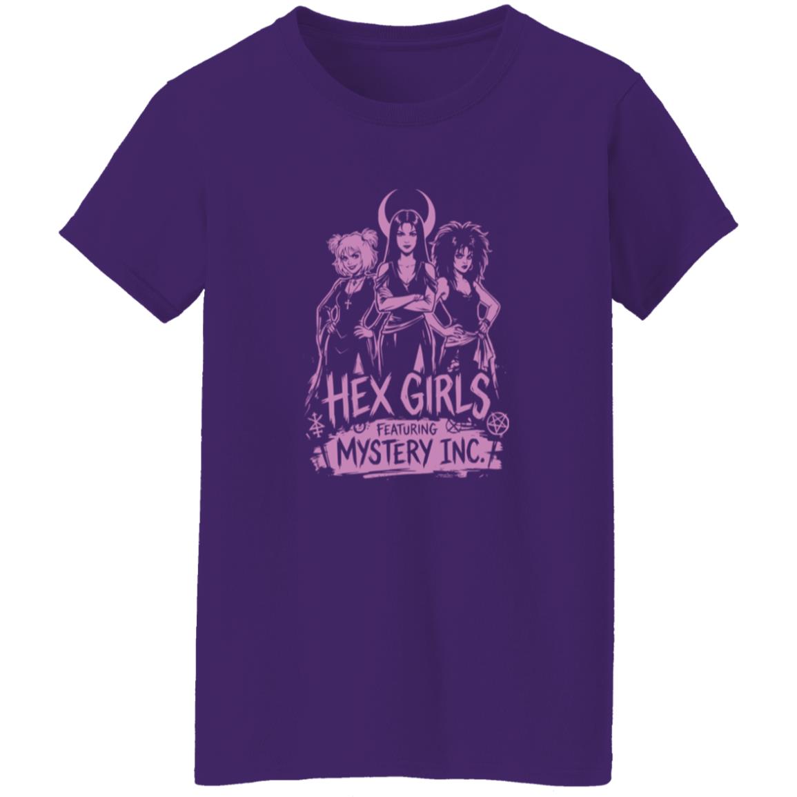 1054-10065-108654562 Hex Girls Mystery Inc Gothic Band Graphic Shirt – Print Performance & Wear Analysis