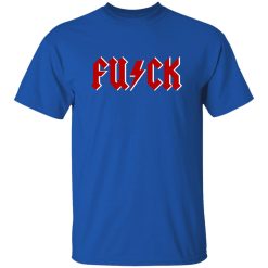 Fck Rocker Women’s Crop Shirt, ACDC, Rock Slut Shirt