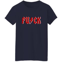 Fck Rocker Women’s Crop Shirt, ACDC, Rock Slut Shirt